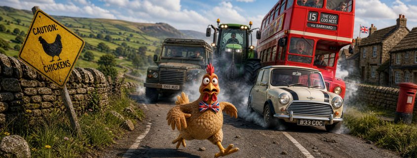 Why did the chicken cross the road?