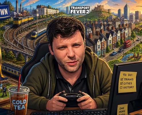 Just one more turn... Gary is a gamer