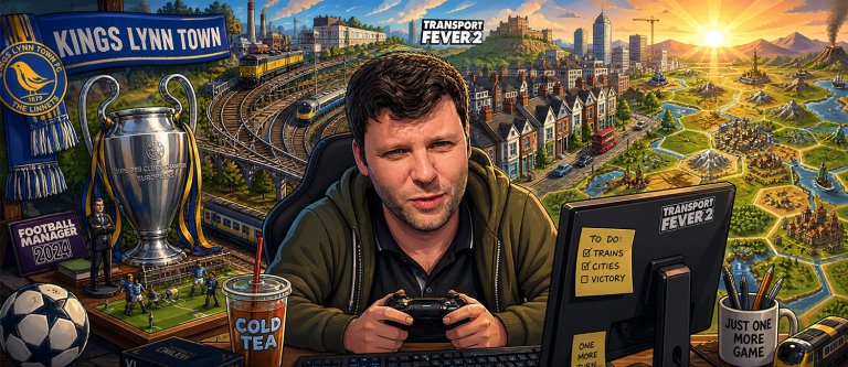 Just one more turn... Gary is a gamer