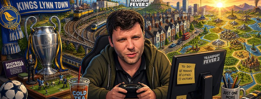 Just one more turn... Gary is a gamer