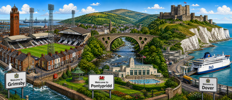 Grimsby > Dover > Pontypridd